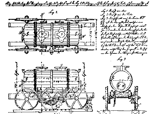 Zahnradlok der Eisengießerei Berlin